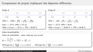 Choix d'investissement 6