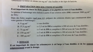 TP 7 Dosage du NItrate