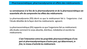 Introduction a la pharmacologie