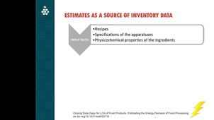 Life cycle analysis Inventory analysis (II)