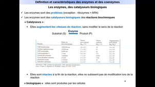 Enzymologie - L.AS Hors Bio - Diapos 1 à 12 - Définition des enzymes et coenzymes