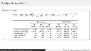 Analyse du risque des projets d'investissement 4