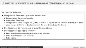 Régulation financière 2