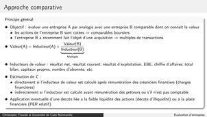 Evaluation d'entreprise 3