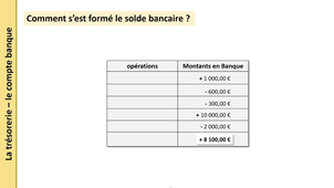 Les comptes et  la partie double