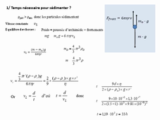 Sedimentation et electrophorese