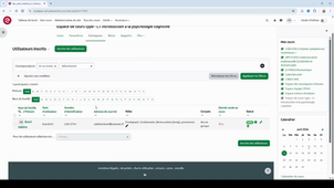 L'interface Moodle