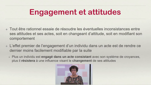 Staps Psychologie Sociale - La théorie de l'engagement