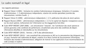 Mécanismes de gouvernance 4