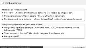 Financement obligataire 5